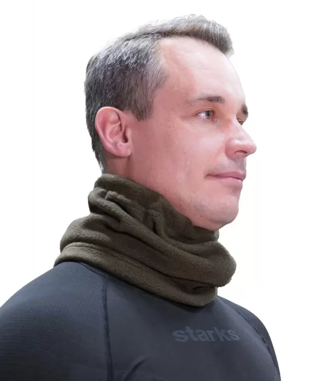 Подшлемник супертеплый флисовый MotoLike Якутия Зеленая
