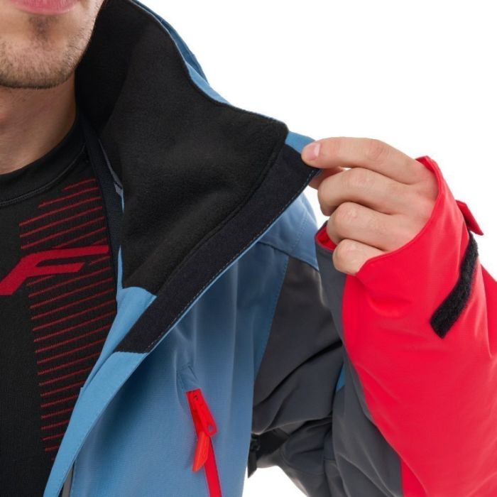 Снегоходный комбинезон Dragonfly Extreme 2.0 Man Grey - Blue - Red Утепленный (100)