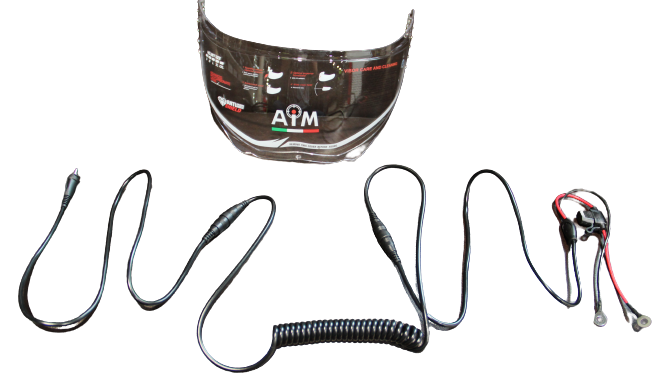 Шлем снегоходный с электрическим подогревом AiM JK906 Black Matt