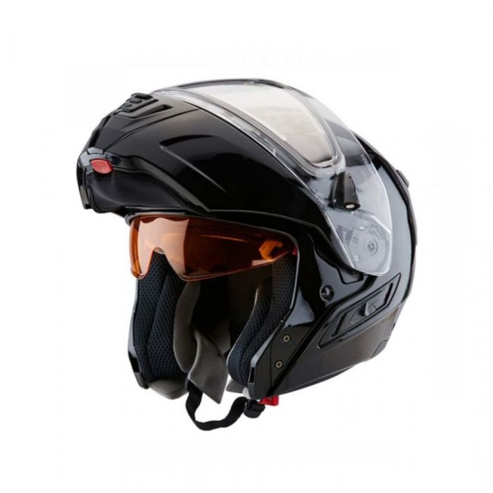 Шлем снегоходный ZOX Condor, стекло с электроподогревом черный