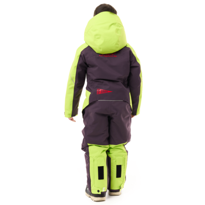Зимний утепленный комбинезон Dragonfly GRAVITY Junior Lime - Plum
