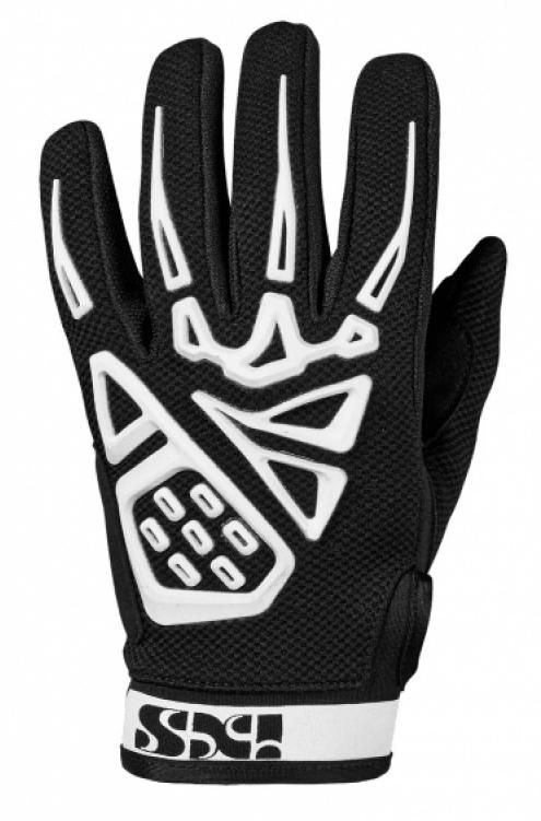 Перчатки кроссовые IXS Tour Gloves Pandora Air, Черно-белые