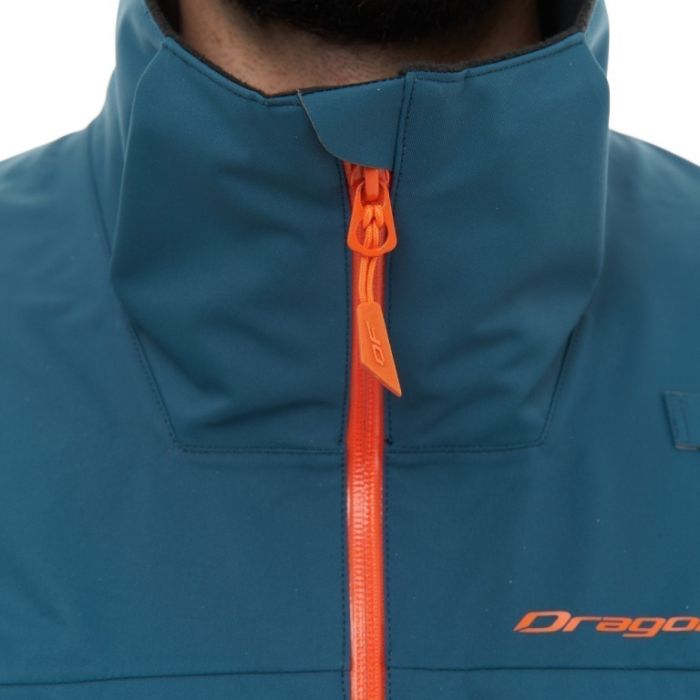 Снегоходный комбинезон Dragonfly SuperLight 3L MAN 2024 Dark Ocean-Orange