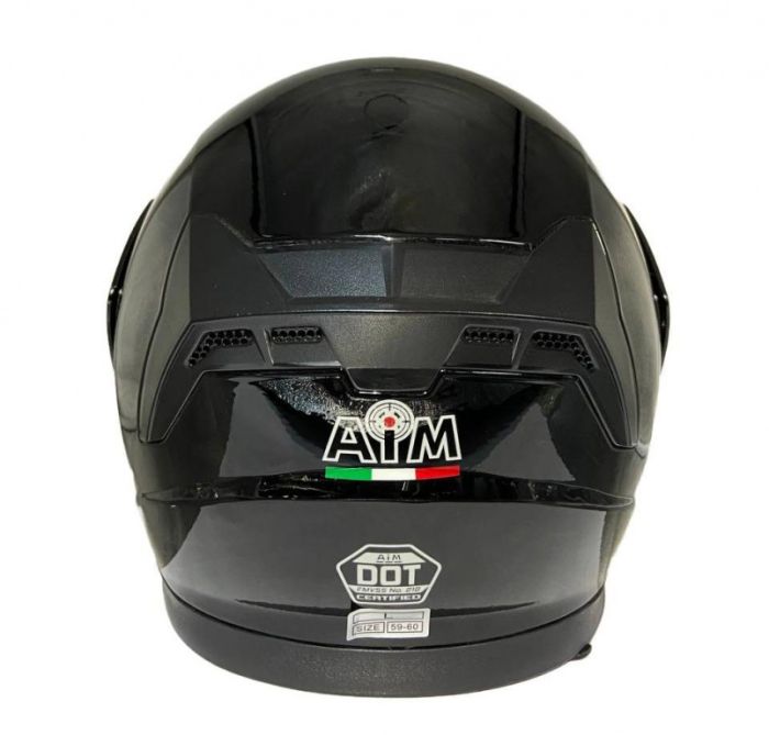 Шлем снегоходный с электрическим подогревом AiM JK906 Black