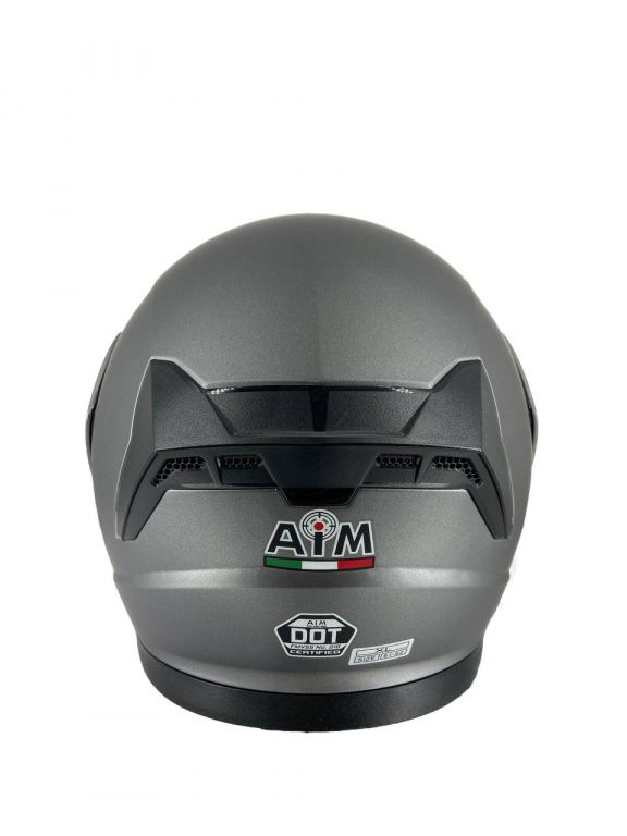 Шлем снегоходный с электрическим подогревом AiM JK906 Grey Mat