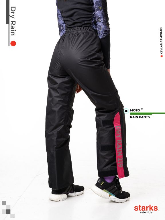 Дождевые брюки женские Starks Dry Rain DR219 Фуксия