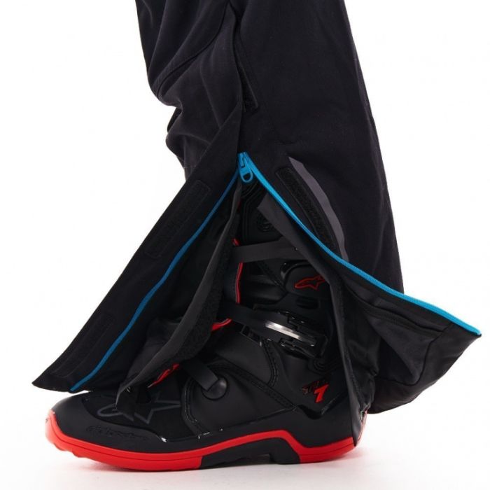 Штаны Эндуро Dragonfly FREERIDE DF Black - Blue 2023