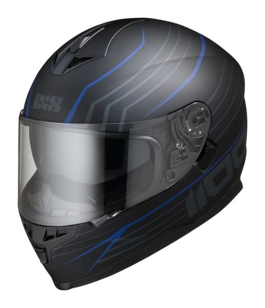 Мотошлем интеграл IXS HX 1100 2.1, Чёрный/Синий