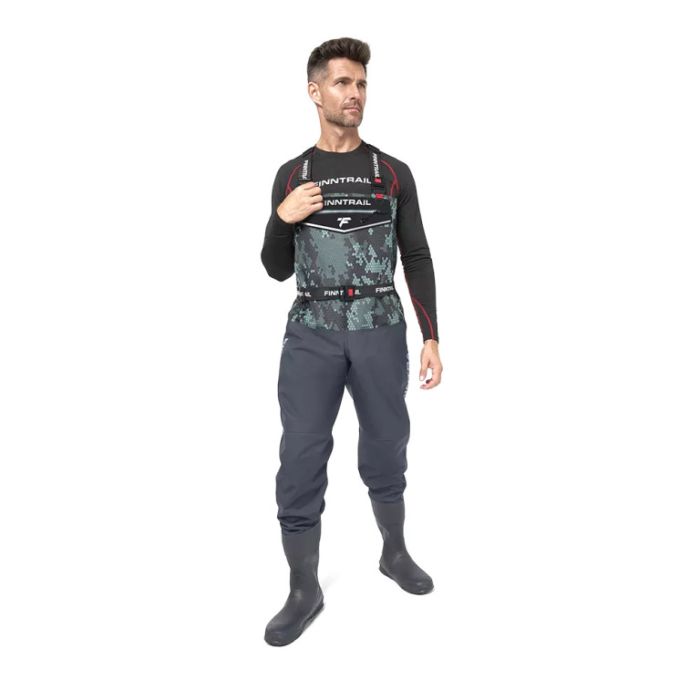 Вейдерсы с сапогом Finntrail Enduro BF 5281 CamoGrey