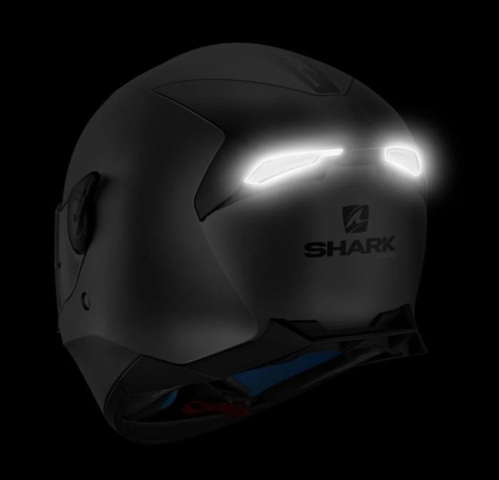 Шлем интеграл Shark Skwal 2 Blank Mat Wht Led Black Mat