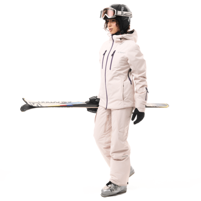 Штаны горнолыжные утепленные Dragonfly GRAVITY Woman Light Grey