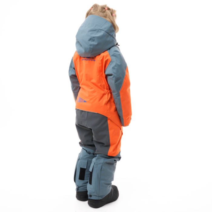 Зимний утепленный комбинезон Dragonfly Gravity Junior Grey - Orange