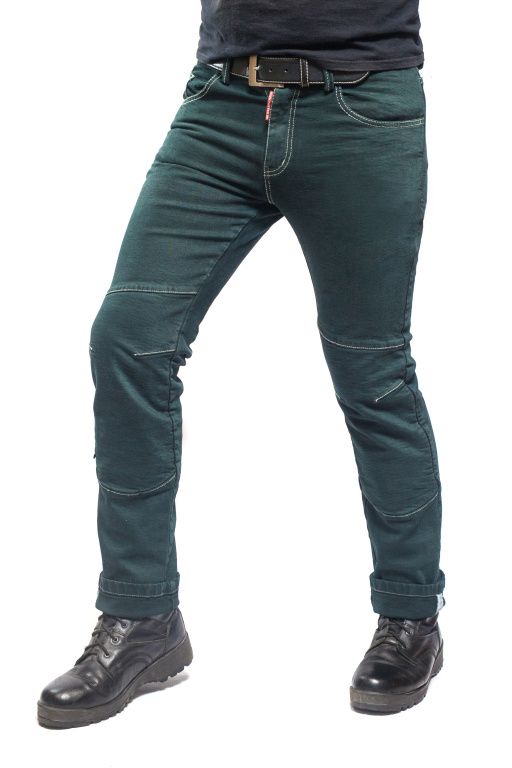 Мотоджинсы EF56 PYTHON EVO муж. Slim fit Cordura Denim стрейч Чёрный Rinsed wash
