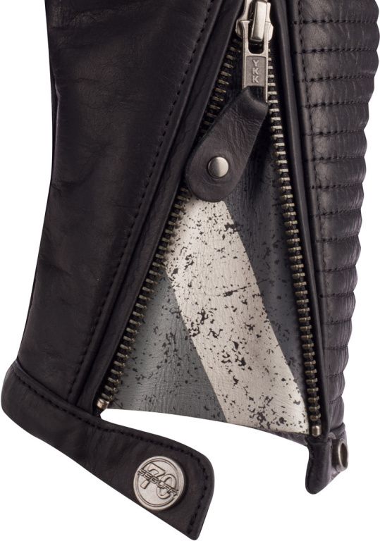 Куртка кожаная Segura Riverton Black/Grey