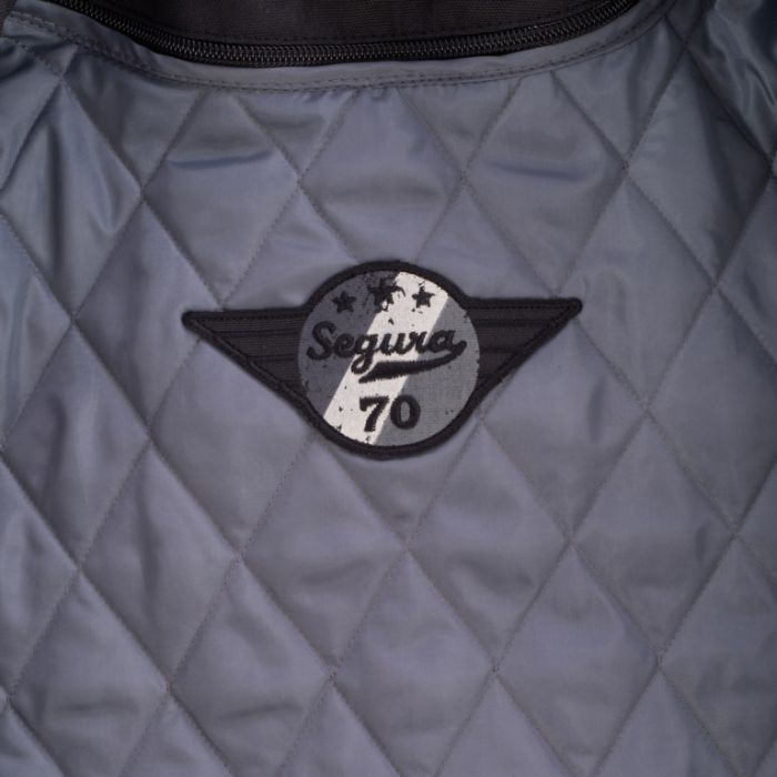Куртка кожаная Segura Riverton Black/Grey