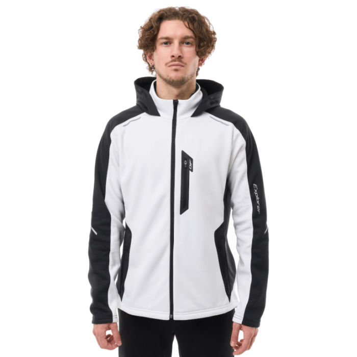 Куртка с капюшоном Dragonfly Explorer 2.0 Man Black - White 2024