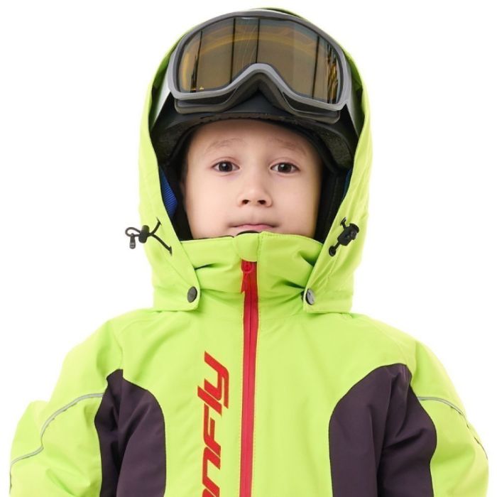 Зимний утепленный комбинезон Dragonfly GRAVITY Junior Lime - Plum