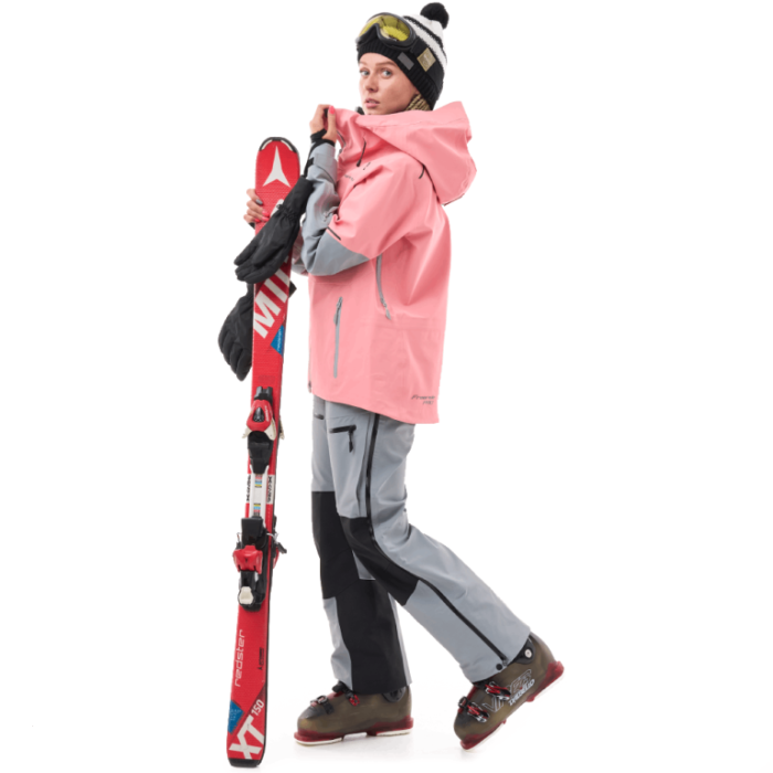Брюки женские сноубордические Dragonfly Freeride Pro Woman Grey