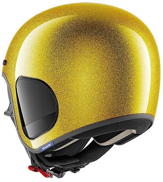 Мотошлем Shark S-Drak Fiber Blank Glitter Gold