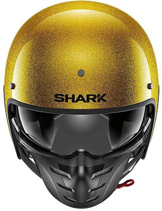 Мотошлем Shark S-Drak Fiber Blank Glitter Gold