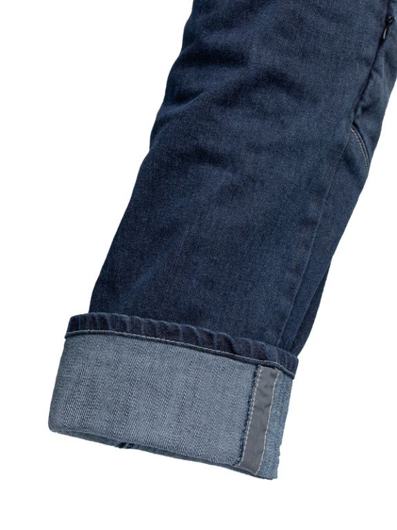 Мотоджинсы EF56 PYTHON EVO муж. Slim fit Cordura Denim стрейч Тёмный Синий Stonewash+Brush