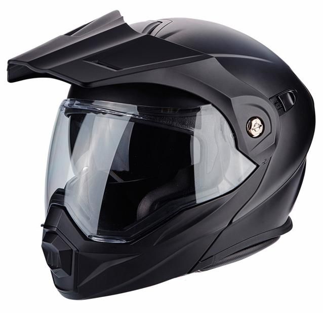 Мотошлем Scorpion Exo ADX-1 Solid, цвет Черный Матовый