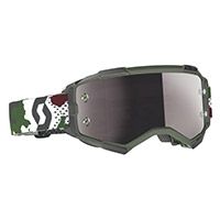 Очки Scott Fury dark green/white silver chrome works