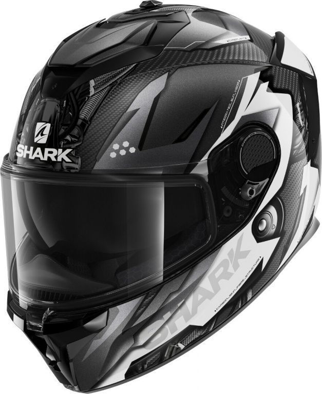 Шлем интеграл Shark Spartan GT Carbon Black