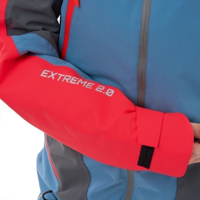 Снегоходный комбинезон Dragonfly Extreme 2.0 Man Grey - Blue - Red Утепленный (100)