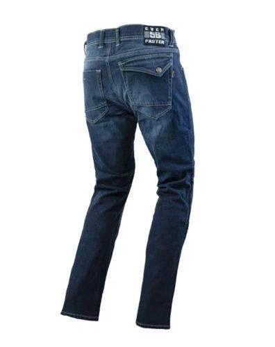 Мотоджинсы EF56 PYTHON EVO муж. Slim fit Cordura Denim стрейч Тёмный Синий Stonewash+Brush