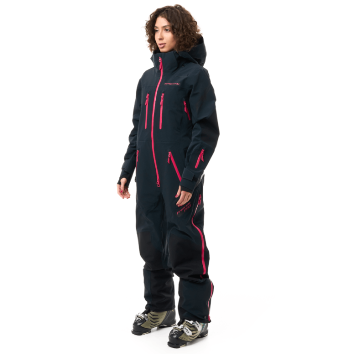 Снегоходный комбинезон Dragonfly Freeride Pro Woman Black - Pink