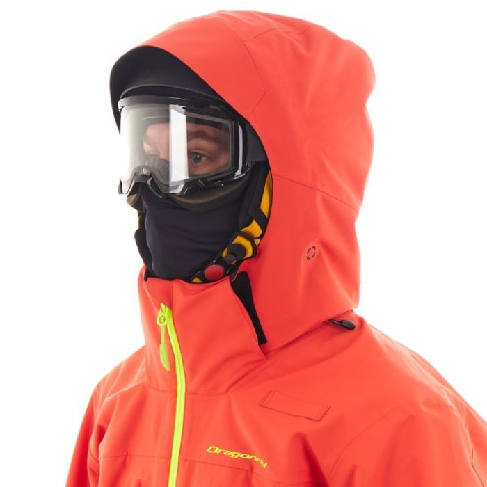 Снегоходный комбинезон Dragonfly SuperLight 3L MAN 2024 Red-Yellow
