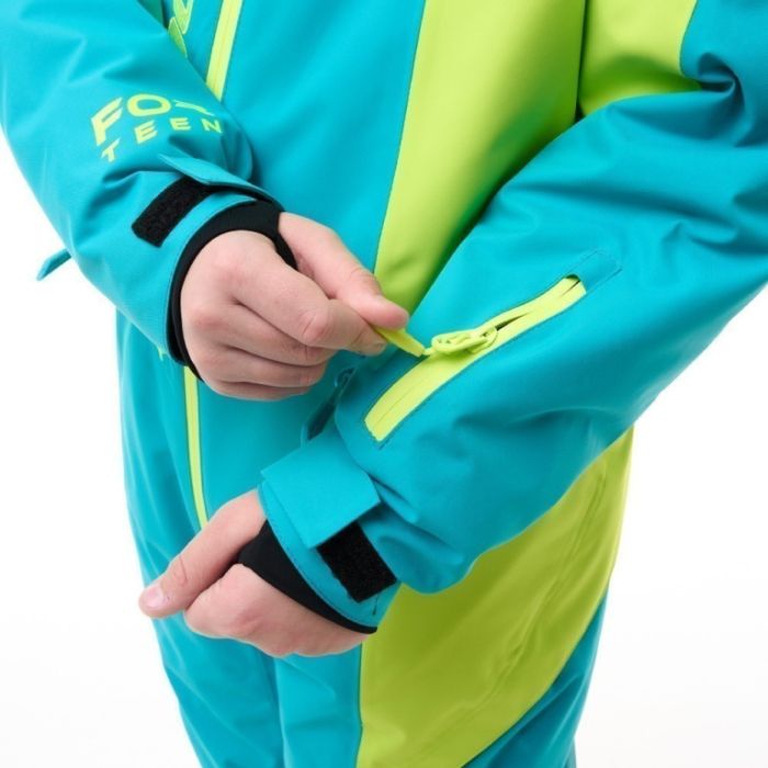 Зимний утепленный комбинезон Dragonfly GRAVITY Teenager Dark Green - Lime