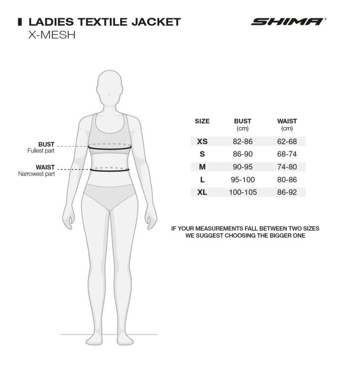 Мотокуртка Shima X-Mesh 2.0 Lady черная