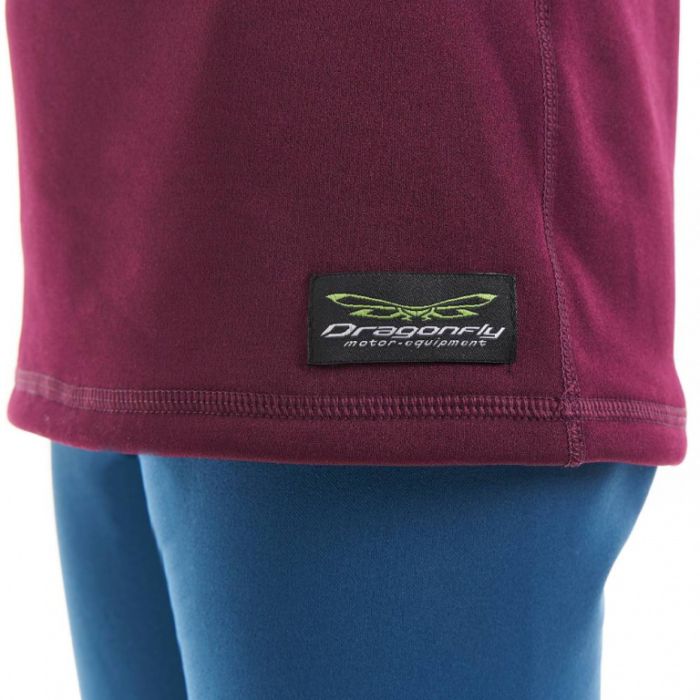 Термобелье зимнее детское Dragonfly высокий ворот For Teen Bordo - Deep Blue