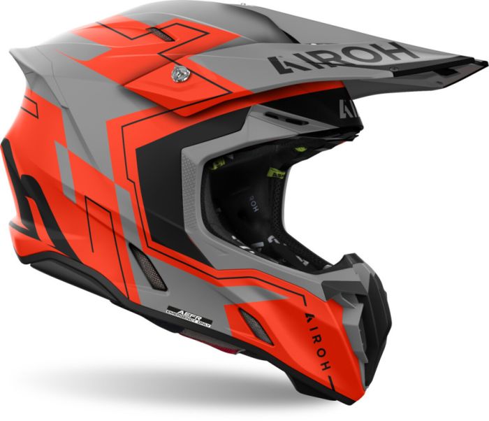 Мотошлем Airoh Twist 3 Dizzy Orange Fluo Matt