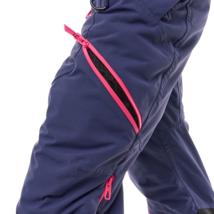 Снегоходный Утепленный комбинезон Dragonfly Extreme Woman Dark Blue - Pink Cat