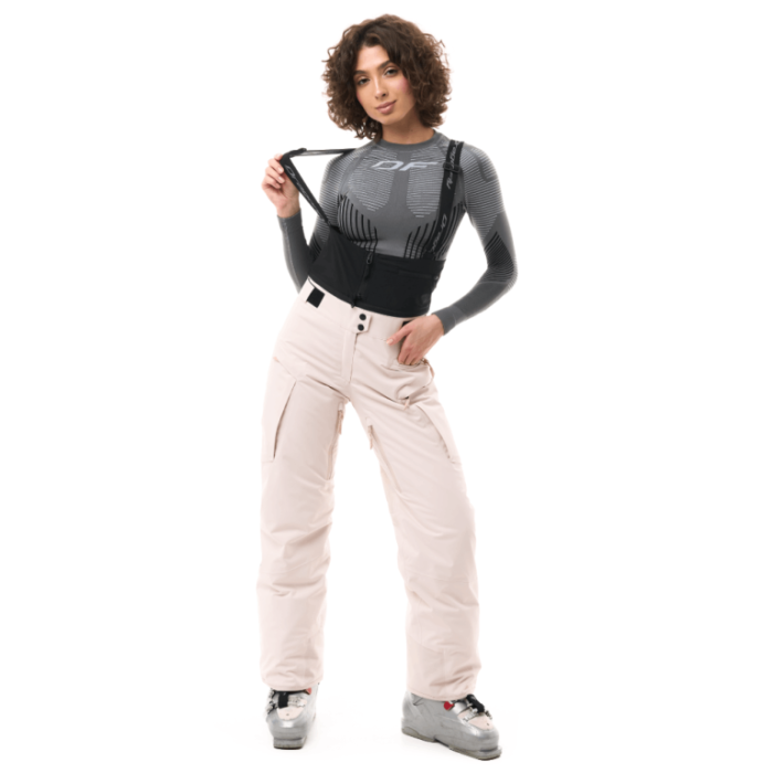 Штаны горнолыжные утепленные Dragonfly GRAVITY Woman Light Grey