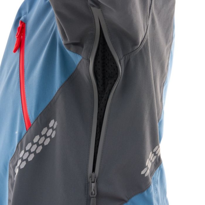 Снегоходный комбинезон Dragonfly Extreme 2.0 Man Grey - Blue - Red Утепленный (100)