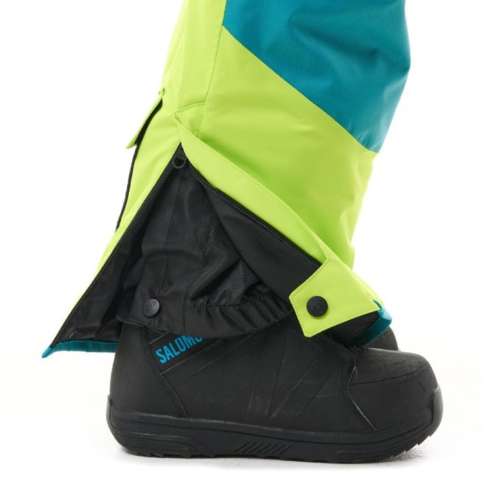 Зимний утепленный комбинезон Dragonfly GRAVITY Teenager Dark Green - Lime