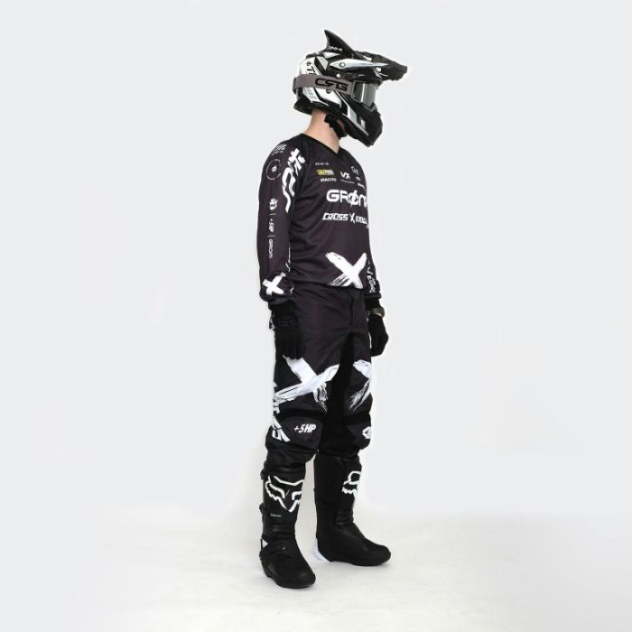 Штаны кроссовые Grom X Black