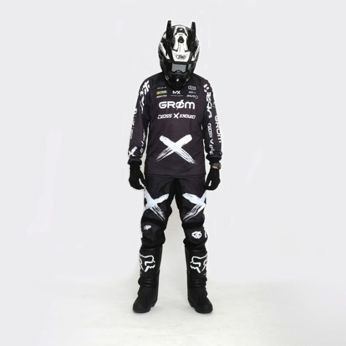 Штаны кроссовые Grom X Black