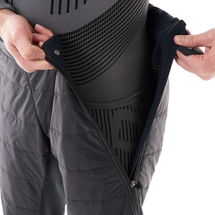 Термошорты-самосбросы удлиненные Dragonfly WARMLAYER ZIP Вlack