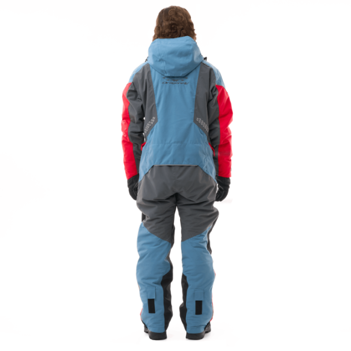 Снегоходный комбинезон Dragonfly Extreme 2.0 Man Grey - Blue - Red Утепленный (100)