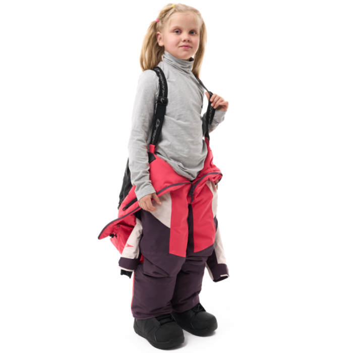 Зимний утепленный комбинезон Dragonfly Gravity Junior Pink - Plum - Light Grey