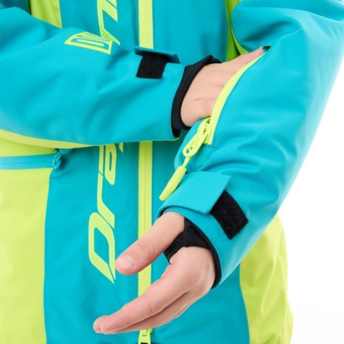 Зимний утепленный комбинезон Dragonfly GRAVITY Junior Dark Green - Lime
