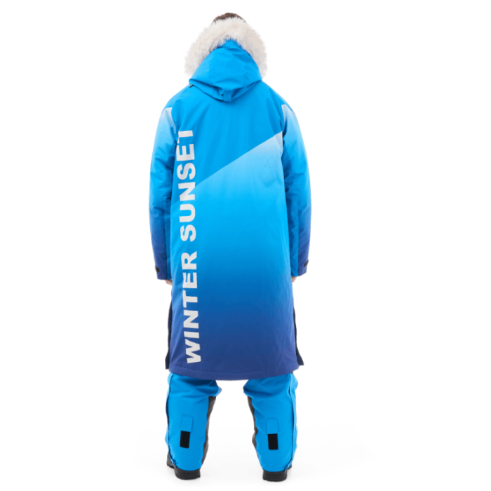Плащ зимний Dragonfly Race Coat Winter Sunset Man Blue