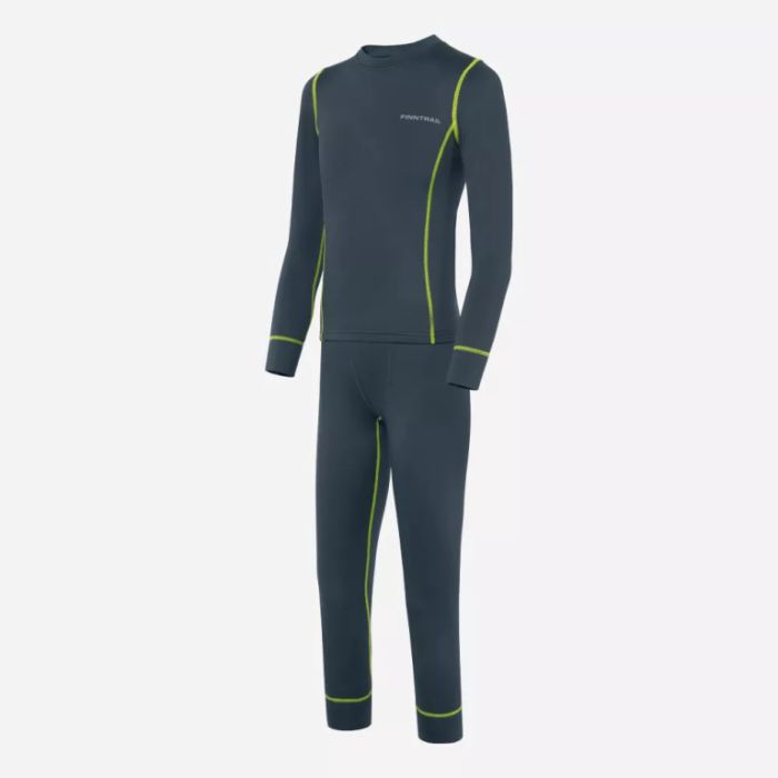 Термобелье детское Finntrail Dino 6100 DarkGreyLime