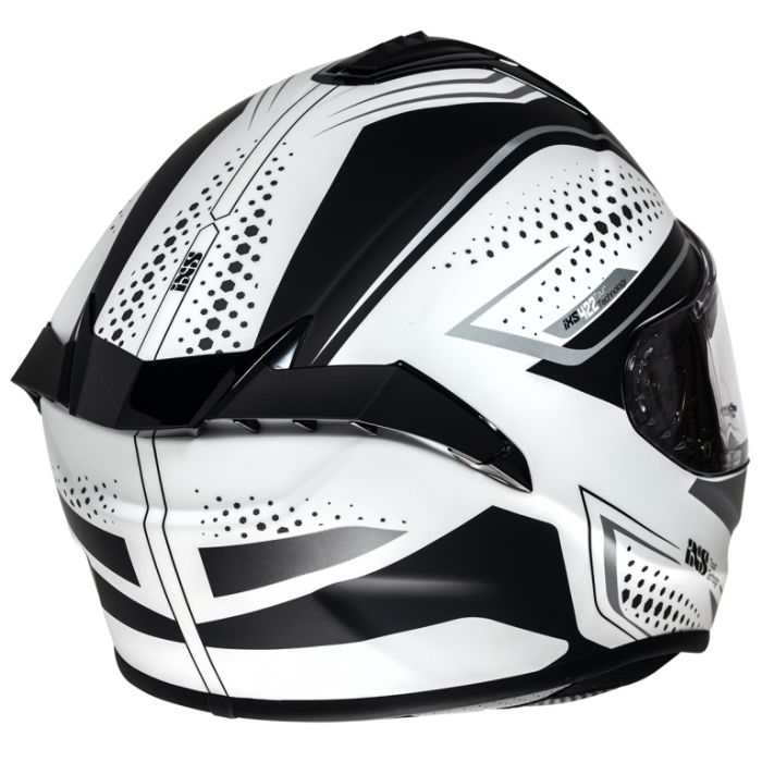 Шлем интеграл IXS 422 FG 2.2 черно-белый матовый