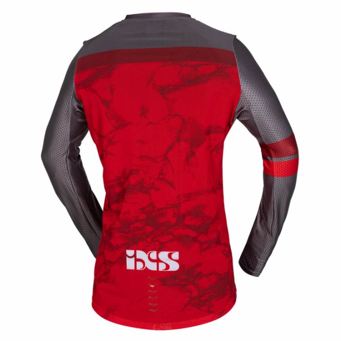 Джерси IXS Trigger MX красный/серый